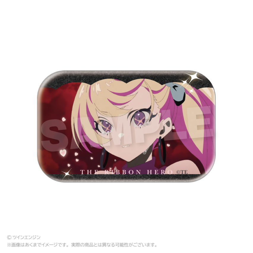 THE RIBBON HERO リボンヒーロー 場面写スクエア缶バッジ ヘケート - 公式商品画像 | AniSmile