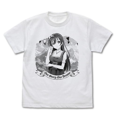 ラブライブ! 描き下ろし 園田 海未 Tシャツ ディアンドルVer./WHITE-S 画像 2 | AniSmile