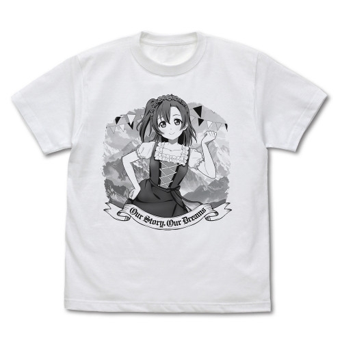 ラブライブ! 描き下ろし 高坂 穂乃果 Tシャツ ディアンドルVer./WHITE-L 画像 2 | AniSmile