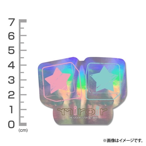 アイドルマスター シンデレラガールズ miroir ホログラムミニステッカー 画像 2 | AniSmile