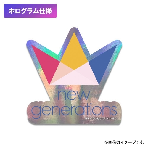 アイドルマスター シンデレラガールズ new generations ホログラムミニステッカー - AniSmile