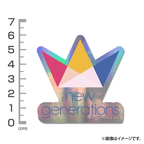 アイドルマスター シンデレラガールズ new generations ホログラムミニステッカー 画像 2 | AniSmile