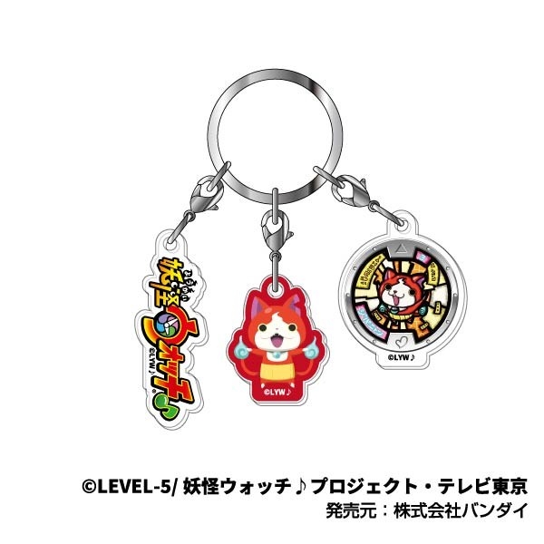 3連アクリルキーホルダー 妖怪ウォッチ♪ 妖怪ウォッチ♪01 ジバニャン - AniSmile
