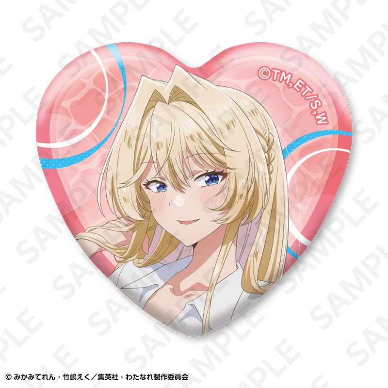 わたしが恋人になれるわけないじゃん、ムリムリ!(※ムリじゃなかった!?) トレーディングハート型缶バッジ 画像 3 | AniSmile