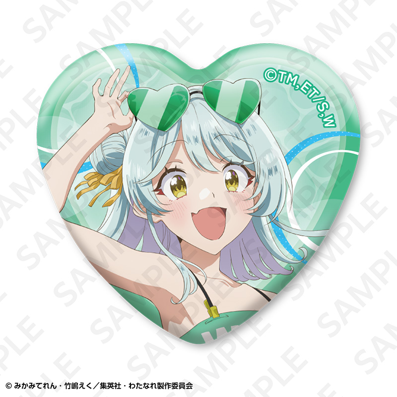わたしが恋人になれるわけないじゃん、ムリムリ!(※ムリじゃなかった!?) トレーディングハート型缶バッジ 画像 6 | AniSmile