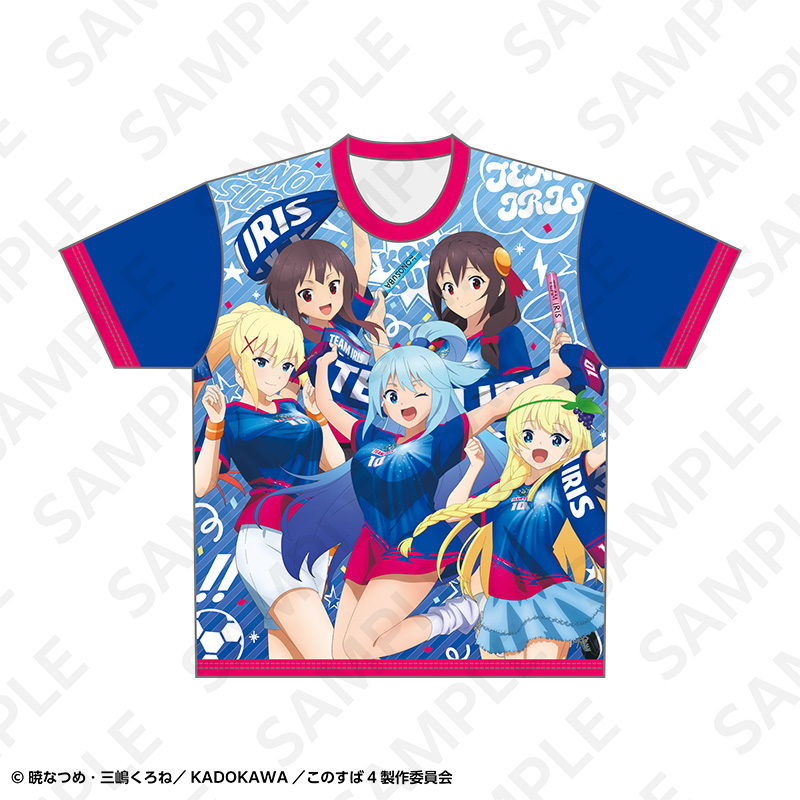 この素晴らしい世界に祝福を! フルグラフィックTシャツ サッカーユニフォームver. M - 公式商品画像 | AniSmile