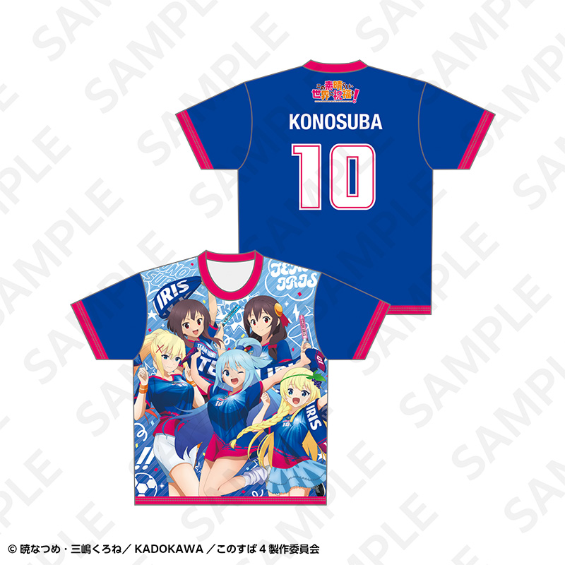 この素晴らしい世界に祝福を! フルグラフィックTシャツ サッカーユニフォームver. L 画像 3 | AniSmile