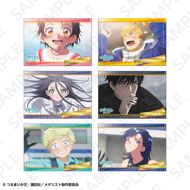 メダリスト トレーディング箔押しネーム入りブロマイド(2枚入り) 画像 2 | AniSmile