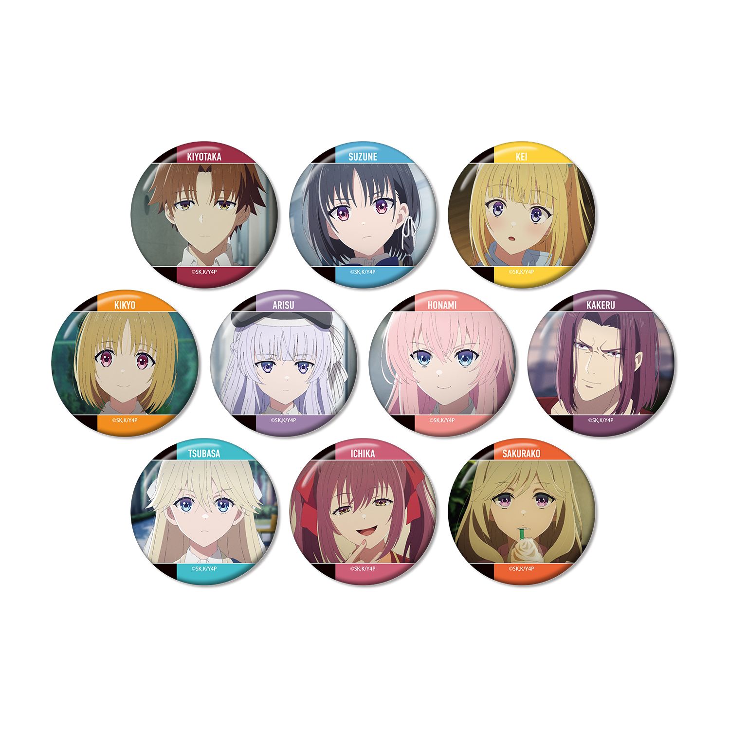 TVアニメ「ようこそ実力至上主義の教室へ」 トレーディング場面写缶バッジ(単位/単品) - AniSmile