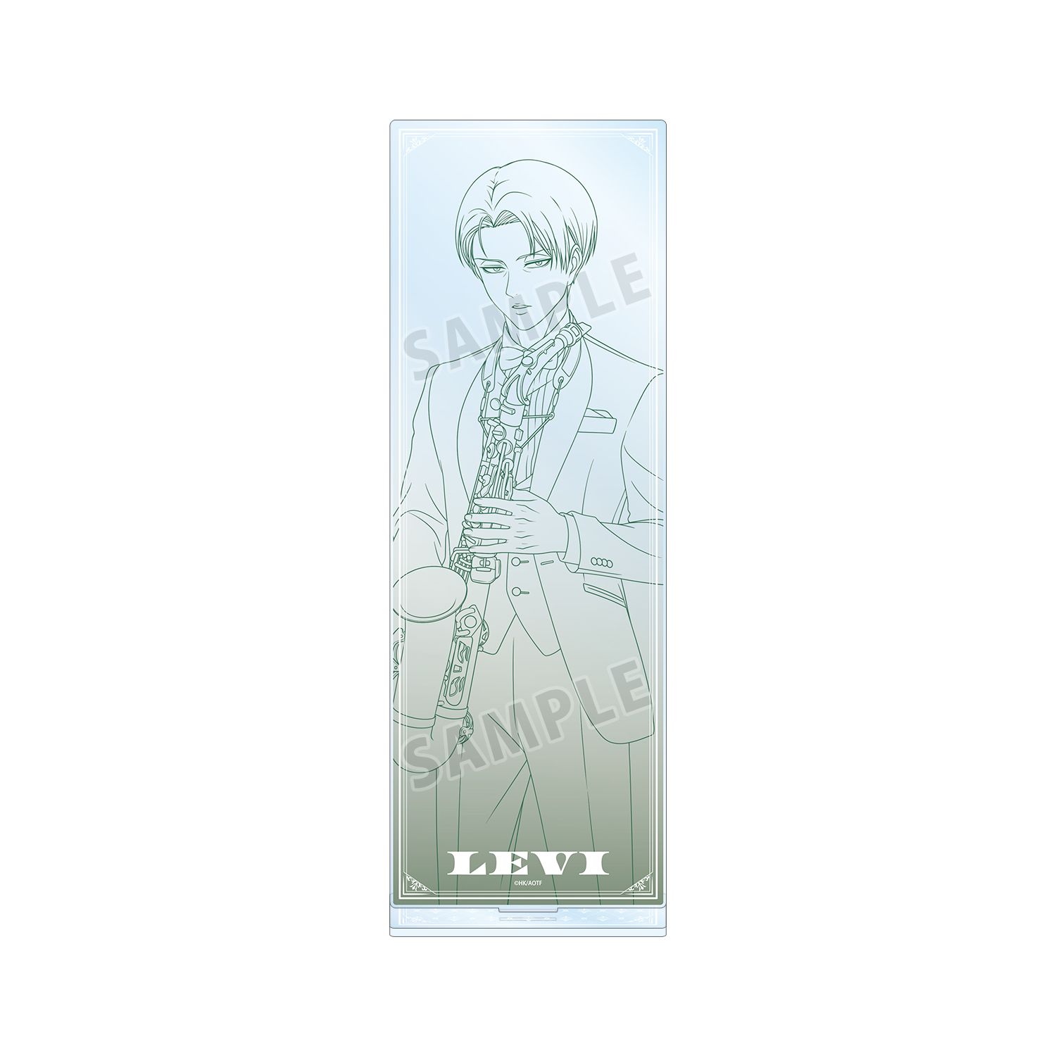 TVアニメ『進撃の巨人』 描き下ろし リヴァイ ジャズ・線画ver. 特大アクリルスタンド - AniSmile