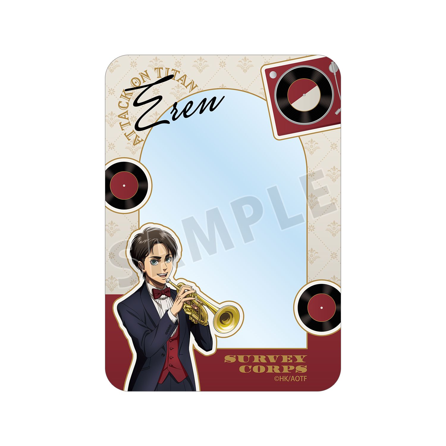 TVアニメ『進撃の巨人』 描き下ろし エレン ジャズver. B8硬質ケース - AniSmile