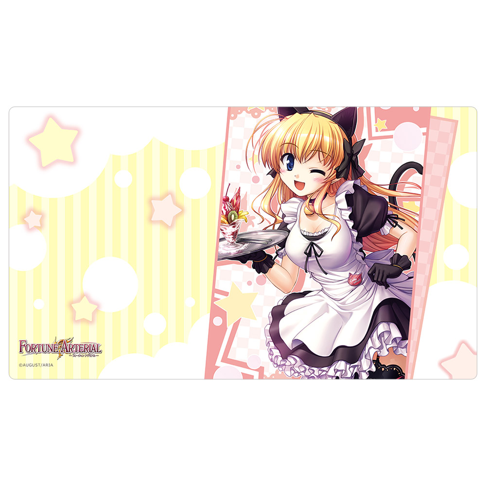 FORTUNE ARTERIAL ラバーマット(千堂瑛里華/猫耳メイド) 画像 2 | AniSmile
