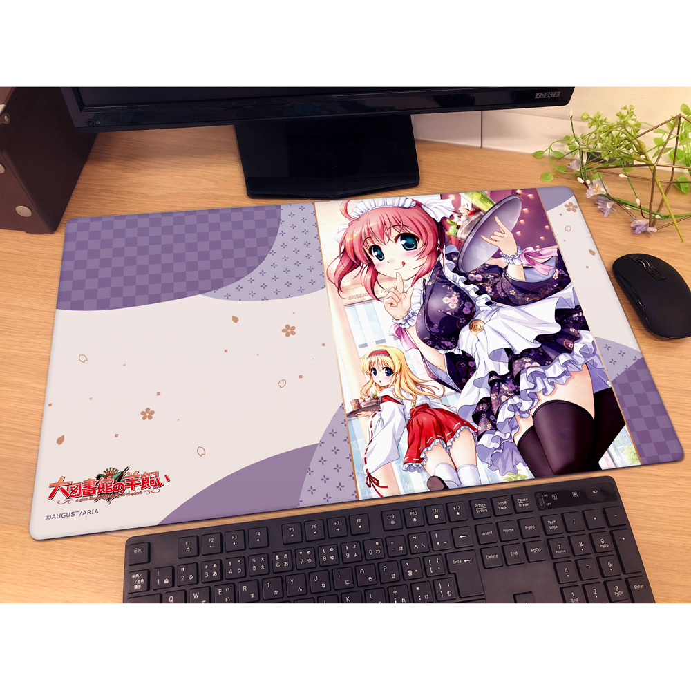 大図書館の羊飼い ラバーマット(鈴木佳奈&小太刀凪/ウェイトレス) 画像 2 | AniSmile