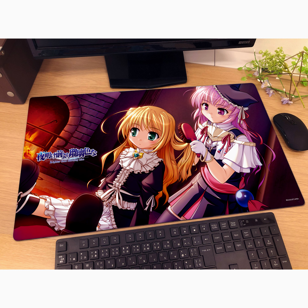 夜明け前より瑠璃色な ラバーマット(リース&エステル/ブラシ) 画像 2 | AniSmile
