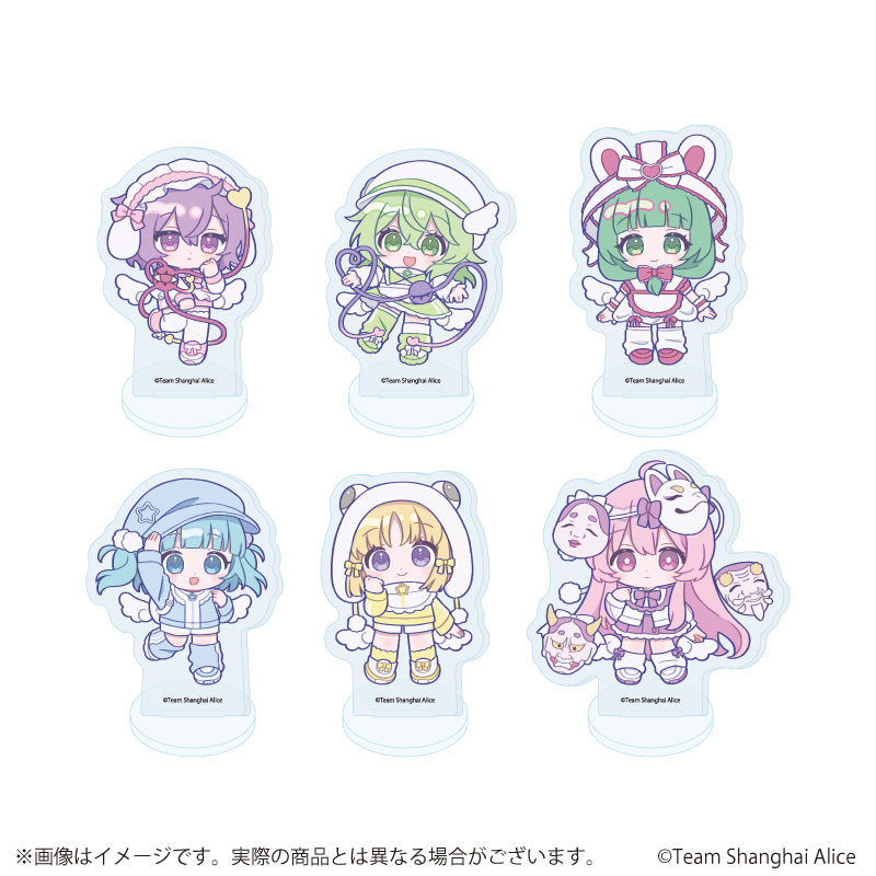 アクリルぷちスタンド「東方Project」08/天使界隈ver. ブラインド(全6種)(ミニキャライラスト) - AniSmile