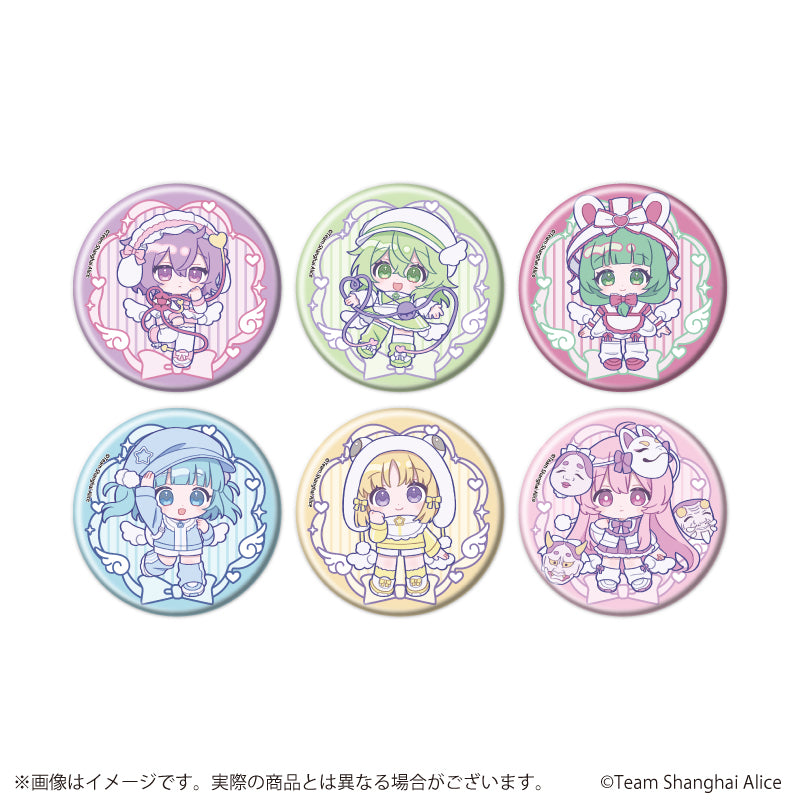 缶バッジ「東方Project」16/天使界隈ver. ブラインド(全6種)(ミニキャライラスト) - AniSmile