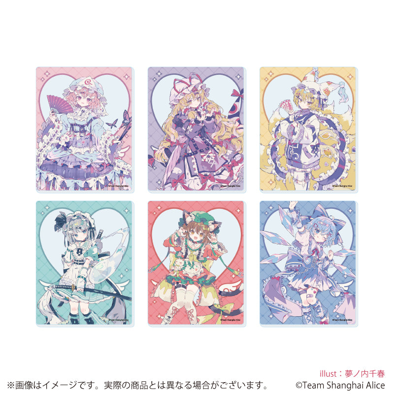 アクリルカード「東方Project」07/天使界隈ver. ブラインド(全6種)(描き起こしイラスト) - AniSmile