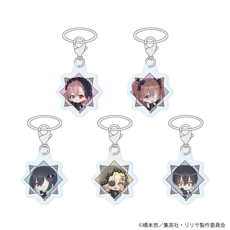 めじるしチャーム「2.5次元の誘惑」01/ダークネスファッションver. ブラインド(全5種)(ミニキャライラスト) - AniSmile