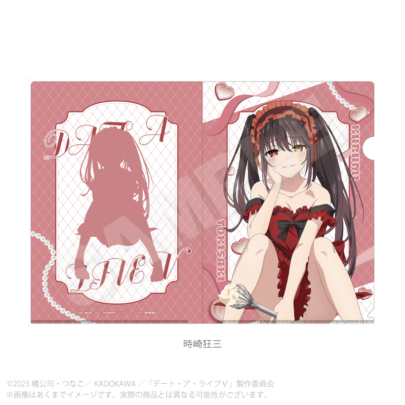 デート・ア・ライブV クリアファイル エプロンver. 時崎狂三 - 公式商品画像 | AniSmile