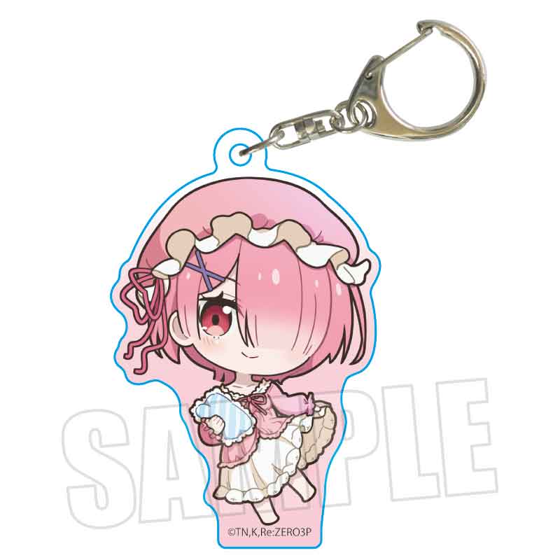 ぷかっしゅアクリルキーホルダー 3rd season ver. Re:ゼロから始める異世界生活/ラム(パジャマ) - AniSmile