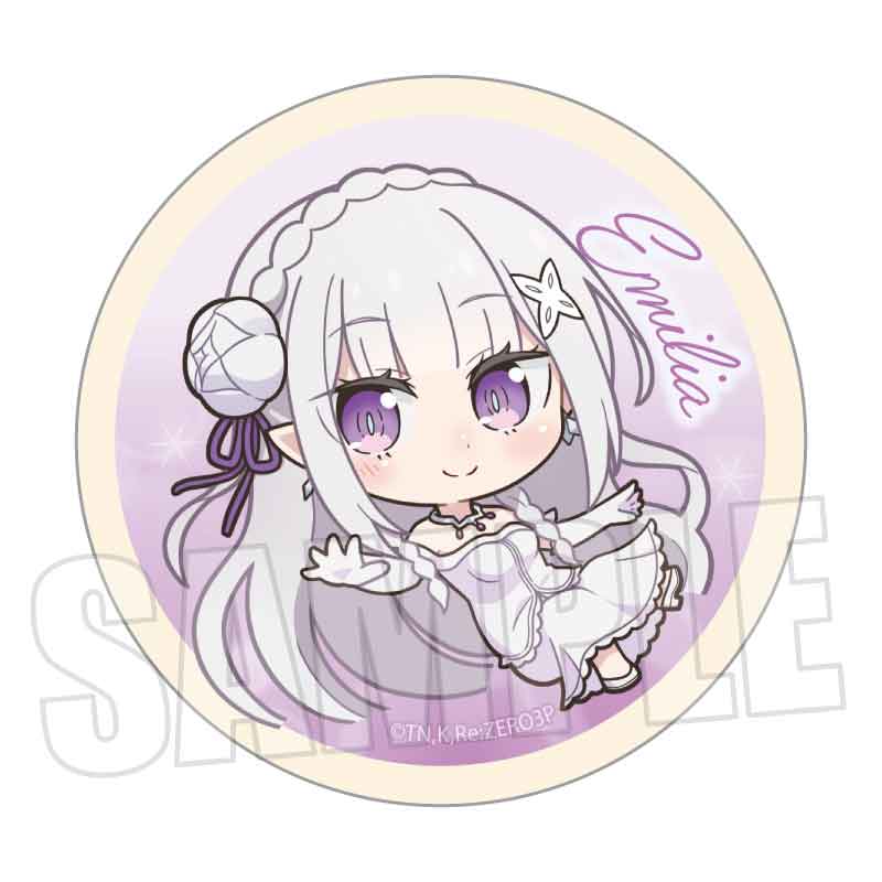 ぷかっしゅトレーディング缶バッジ 3rd season ver. Re:ゼロから始める異世界生活 画像 3 | AniSmile