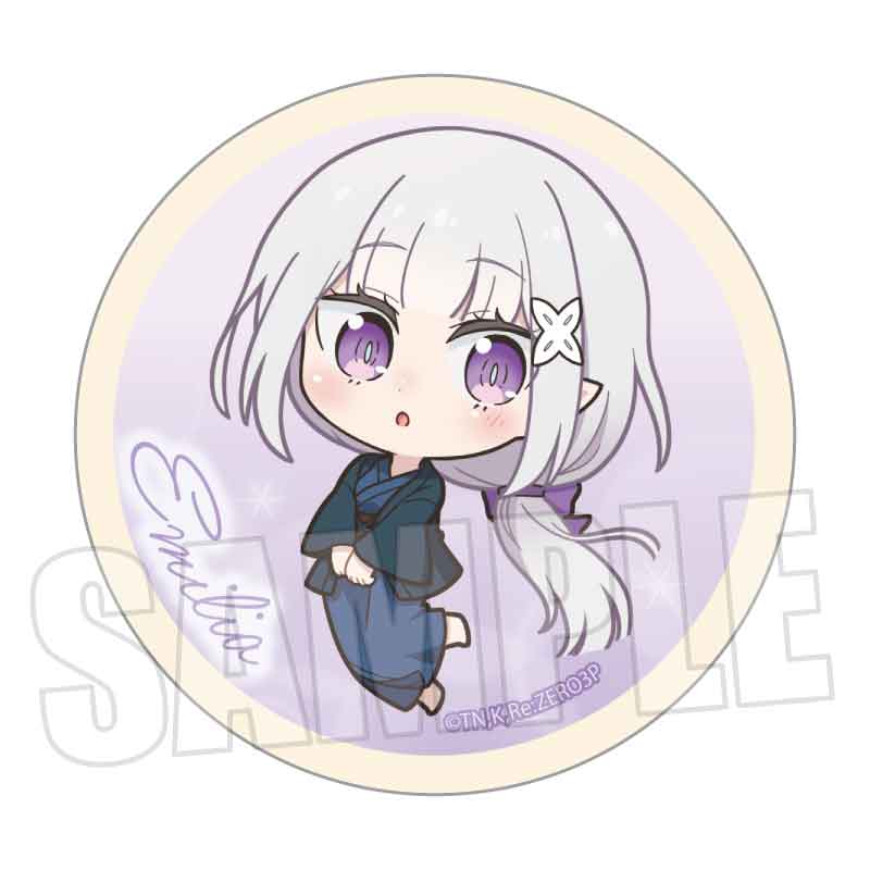 ぷかっしゅトレーディング缶バッジ 3rd season ver. Re:ゼロから始める異世界生活 画像 4 | AniSmile