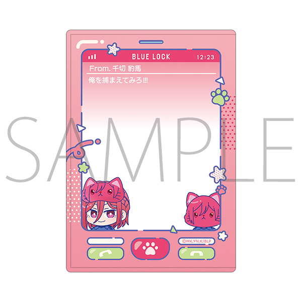 ブルーロック2期 withCAT illustration Ver. 硬質カードケース/千切 豹馬 - AniSmile