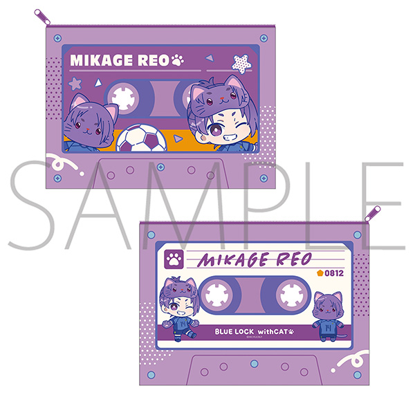 ブルーロック2期 withCAT illustration Ver. クリアポーチ/御影 玲王 - AniSmile