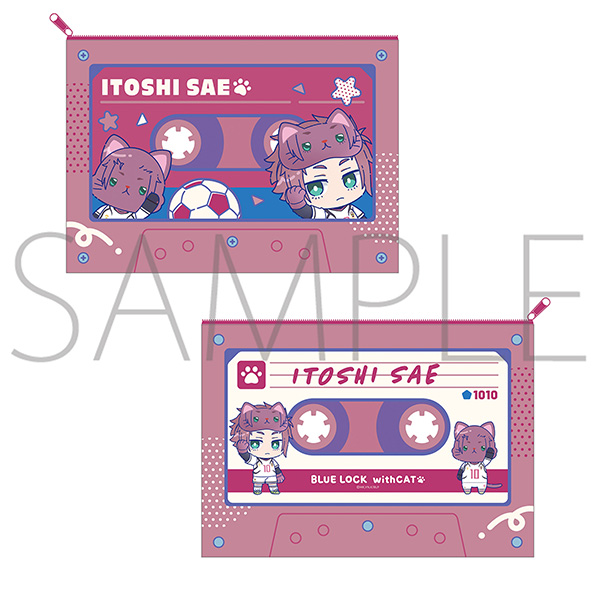 ブルーロック2期 withCAT illustration Ver. クリアポーチ/糸師 冴 - AniSmile
