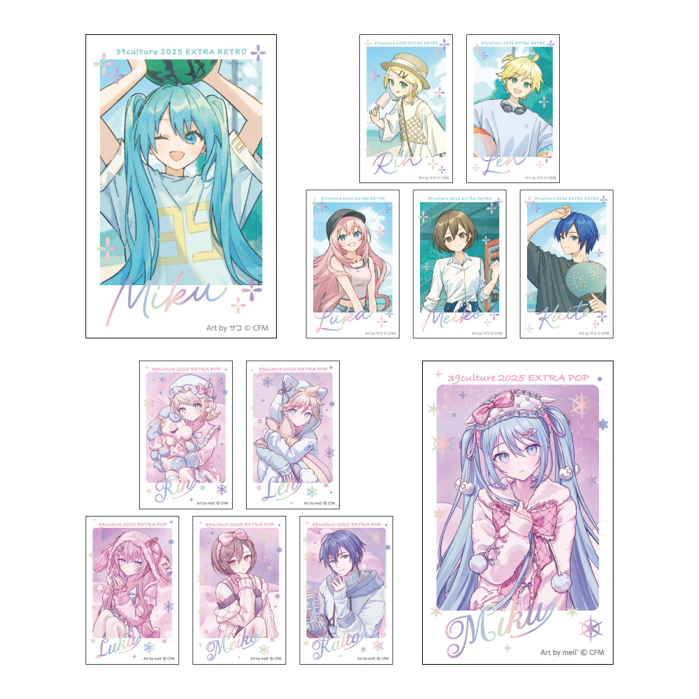 39Culture 2025 EXTRA トレーディング 箔押しカード - 公式商品画像 | AniSmile