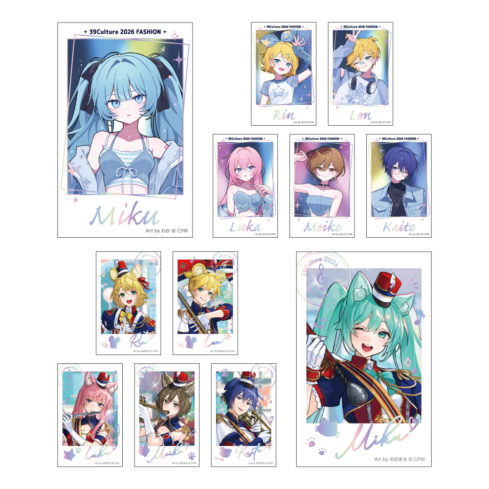 39Culture 2026 トレーディング 箔押しカード - 公式商品画像 | AniSmile