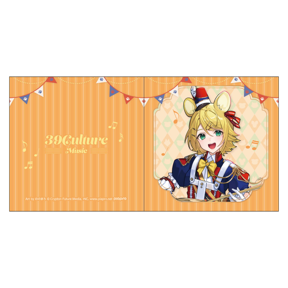 39Culture 2026 MUSIC レコード風コースター / 鏡音リン 画像 3 | AniSmile
