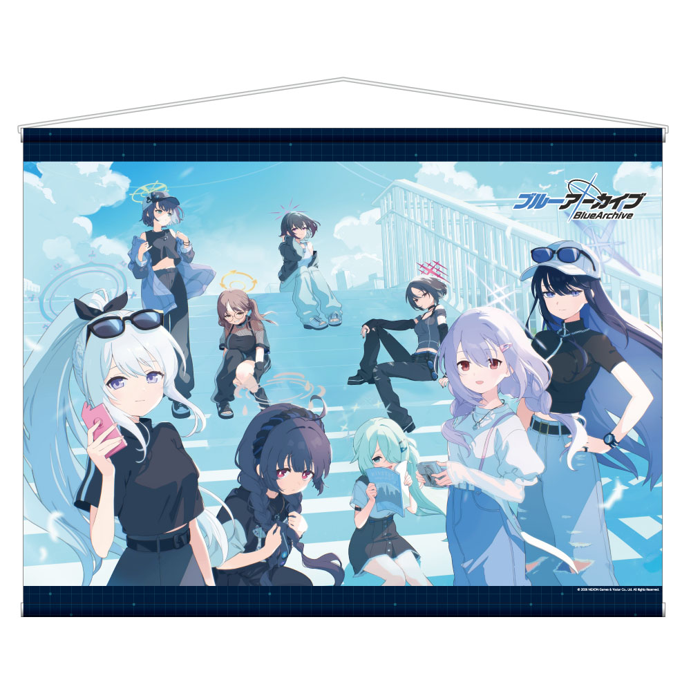 ブルーアーカイブ -Blue Archive- 描き下ろしB1タペストリー 5.5th Anniversary POP UP STORE - 公式商品画像 | AniSmile