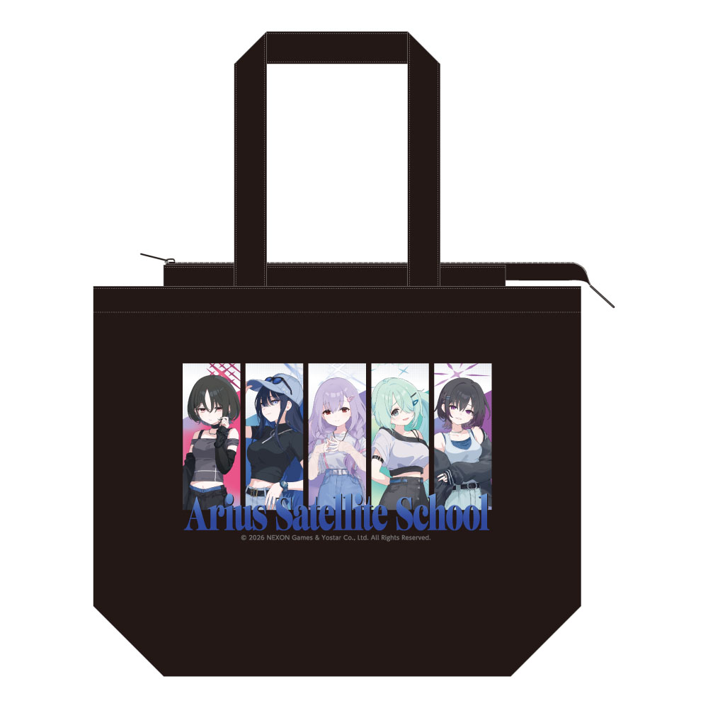 ブルーアーカイブ -Blue Archive- 描き下ろしファスナートートバッグ 5.5th Anniversary POP UP STORE/アリウス分校 - AniSmile