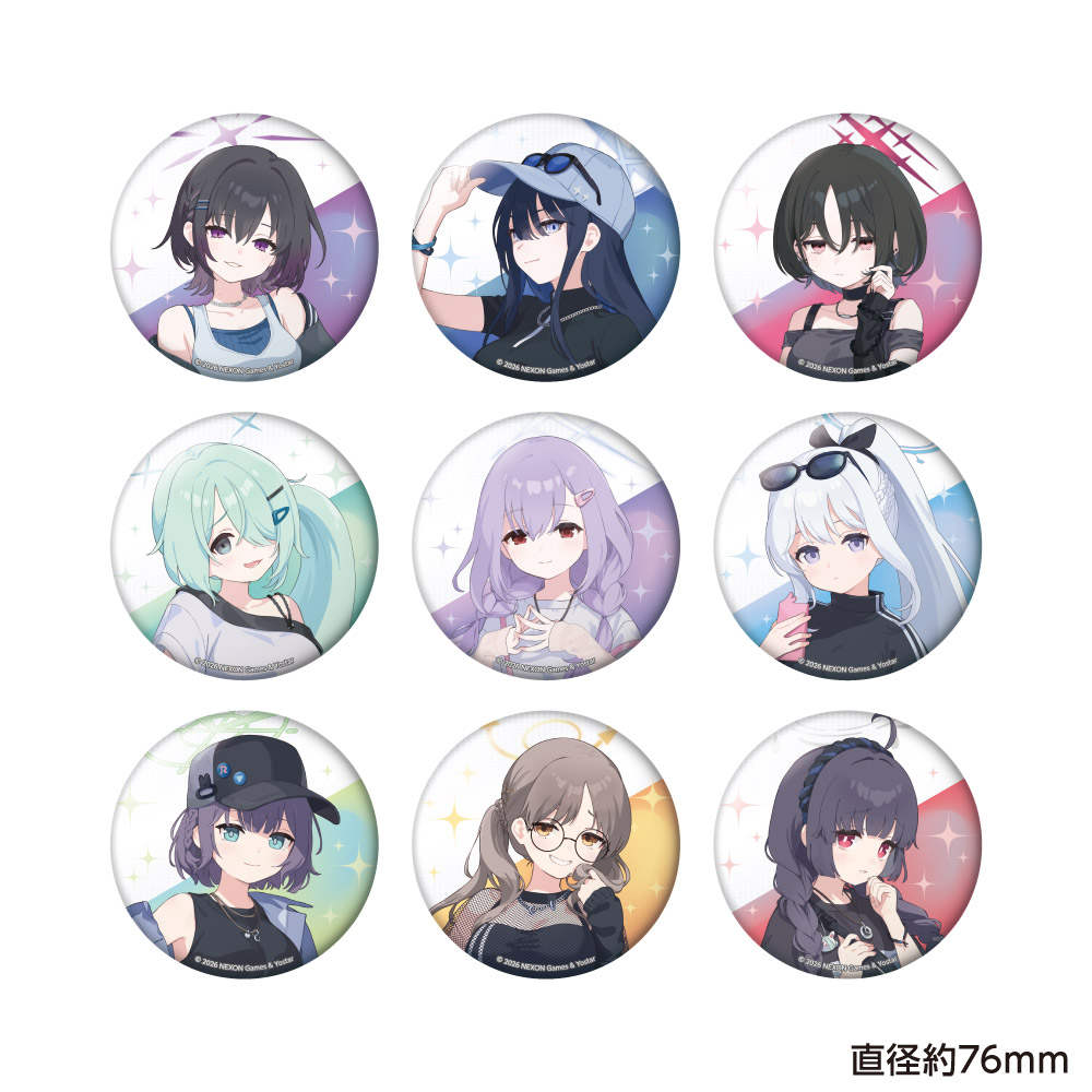 ブルーアーカイブ -Blue Archive- トレーディング描き下ろしおっきめ缶バッジ 5.5th Anniversary POP UP STORE - AniSmile