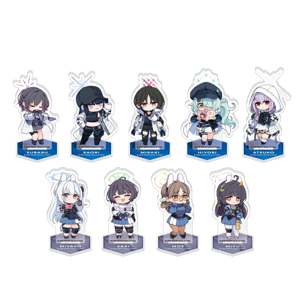 ブルーアーカイブ -Blue Archive- トレーディングアクリルスタンド 5.5th Anniversary POP UP STORE - 公式商品画像 | AniSmile