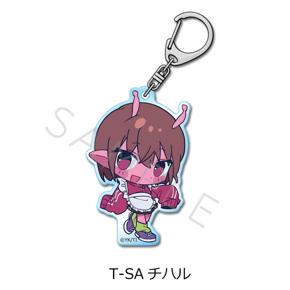 アニメ『銀河特急 ミルキー☆サブウェイ』第5弾 アクリルキーホルダー(ちぽっけ) T-SA(チハル) - AniSmile