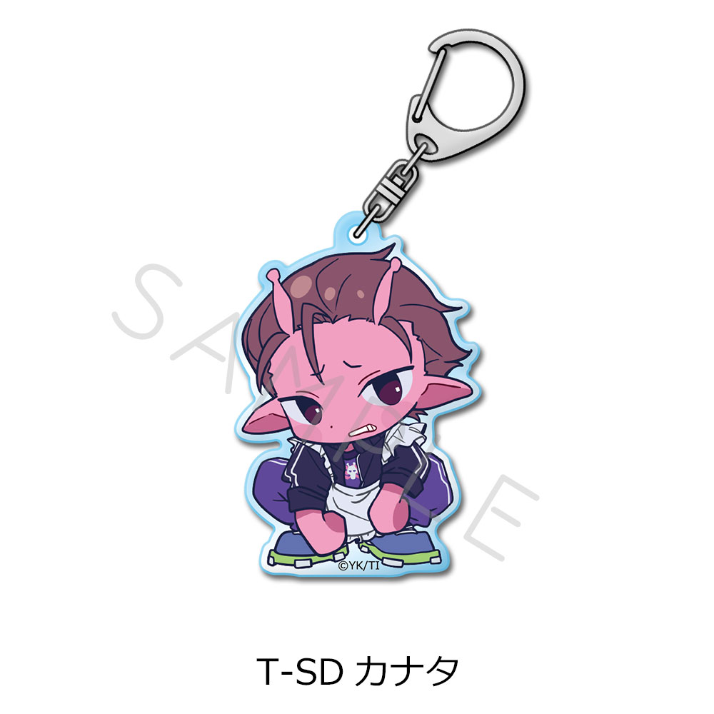 アニメ『銀河特急 ミルキー☆サブウェイ』第5弾 アクリルキーホルダー(ちぽっけ) T-SD(カナタ) - AniSmile