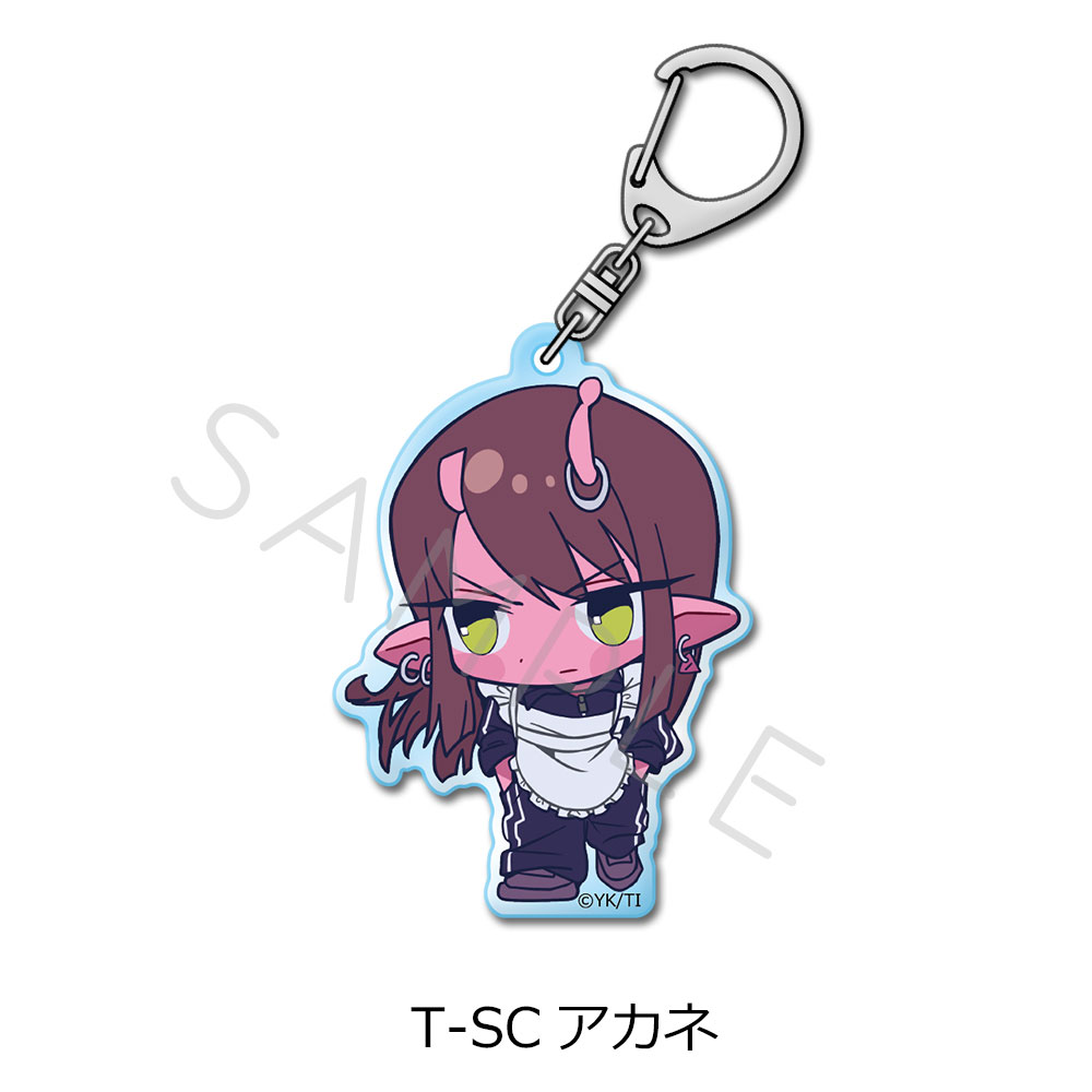 アニメ『銀河特急 ミルキー☆サブウェイ』第5弾 アクリルキーホルダー(ちぽっけ) T-SC(アカネ) 画像 2 | AniSmile