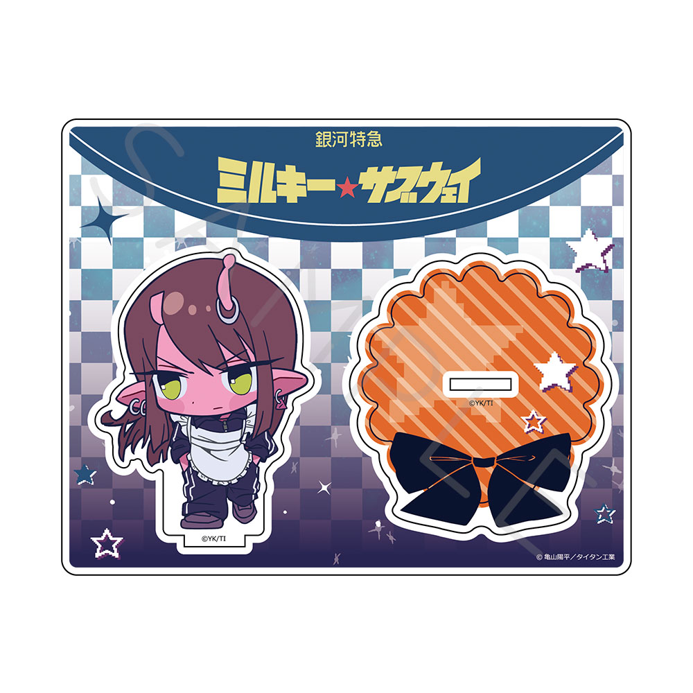 アニメ『銀河特急 ミルキー☆サブウェイ』第5弾 アクリルスタンド(ちぽっけ) T-SC(アカネ) 画像 4 | AniSmile