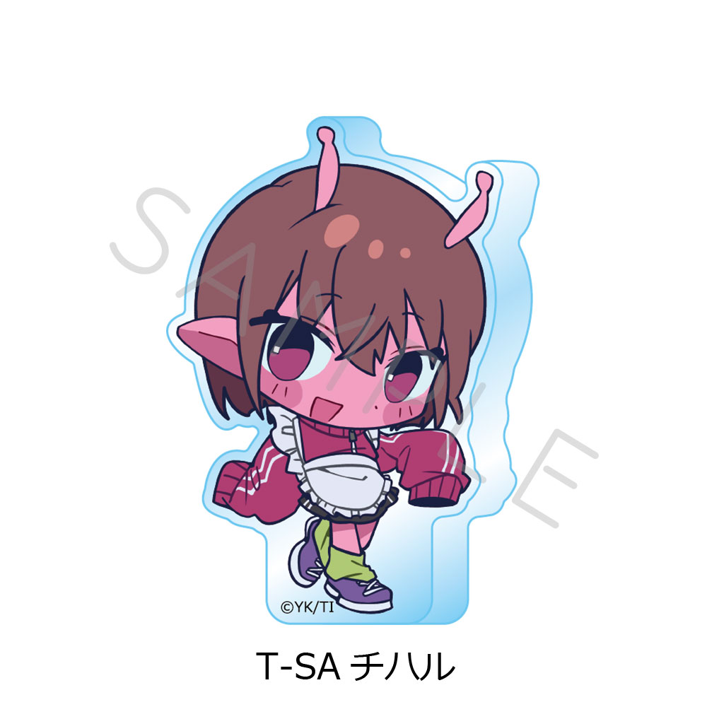 アニメ『銀河特急 ミルキー☆サブウェイ』第5弾 アクリルミニブロック(ちぽっけ) T-SA(チハル) - AniSmile