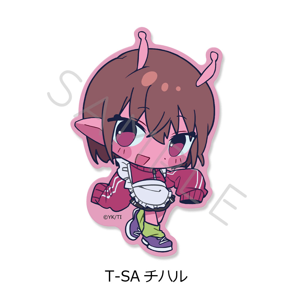 アニメ『銀河特急 ミルキー☆サブウェイ』第5弾 クリアカードステッカー(ちぽっけ) T-SA(チハル) - AniSmile