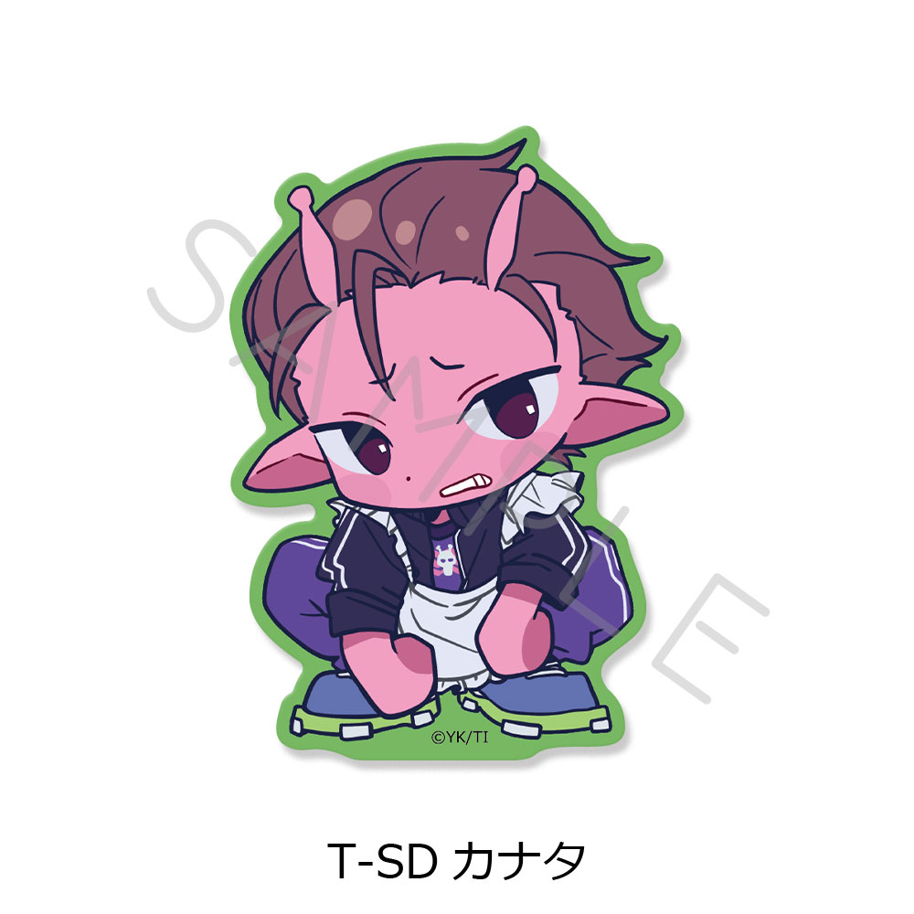 アニメ『銀河特急 ミルキー☆サブウェイ』第5弾 クリアカードステッカー(ちぽっけ) T-SD(カナタ) - AniSmile