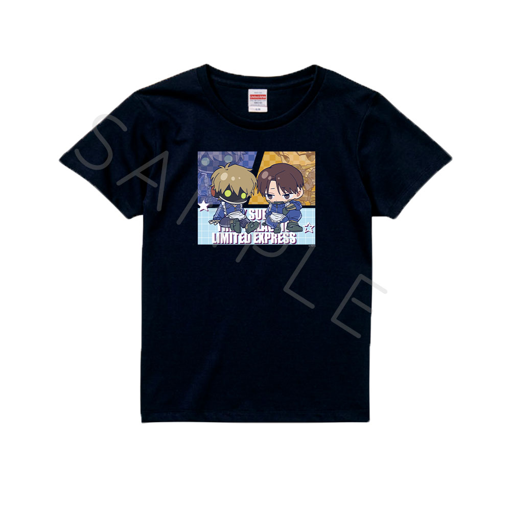 アニメ『銀河特急 ミルキー☆サブウェイ』第5弾 Tシャツ(ちぽっけ) T-SC(カート・マックス) ブラック Sサイズ 画像 2 | AniSmile