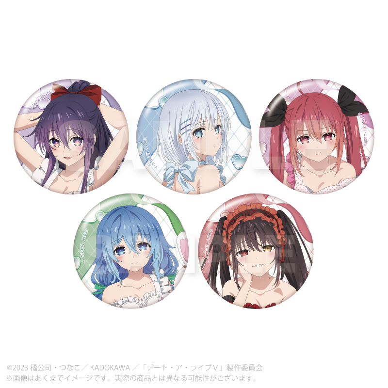 デート・ア・ライブV トレーディング缶バッジ エプロンver. Pcs - AniSmile