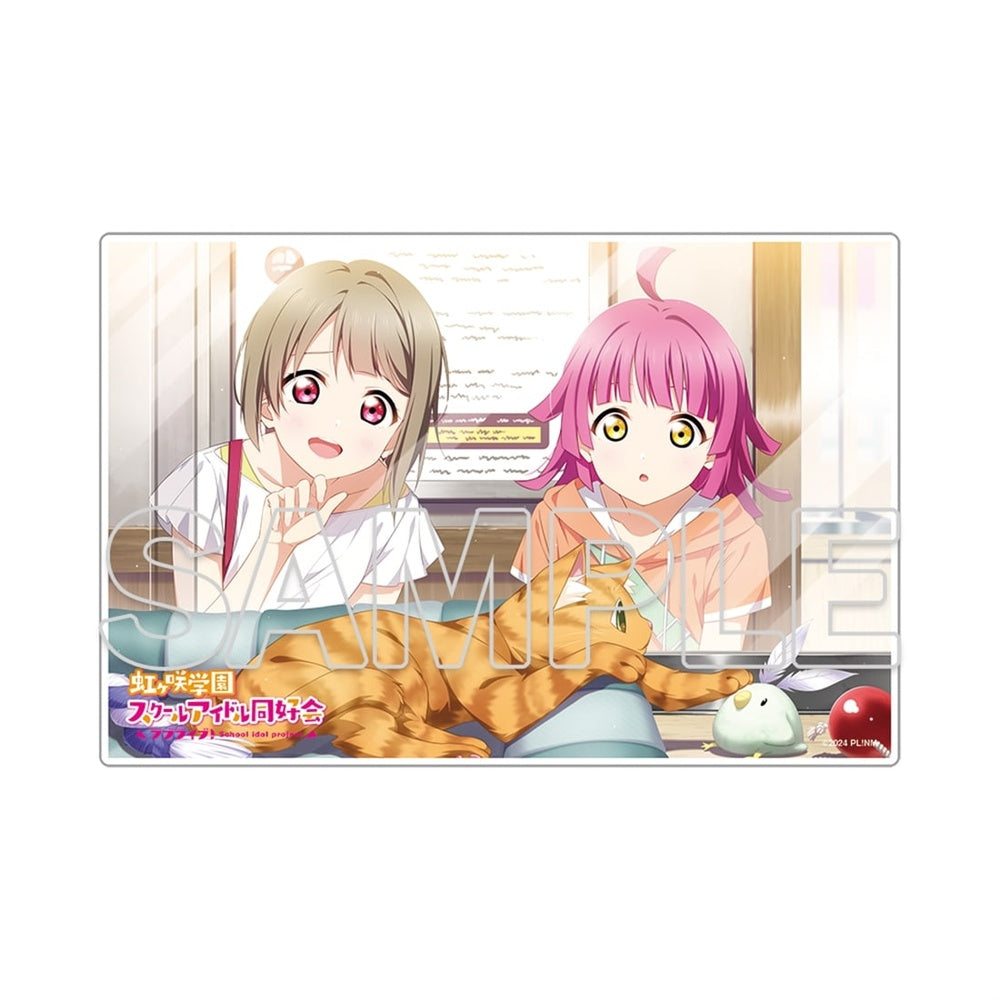 『ラブライブ!虹ヶ咲学園スクールアイドル同好会』ミニアクリルプレート かすみ&璃奈 画像 2 | AniSmile