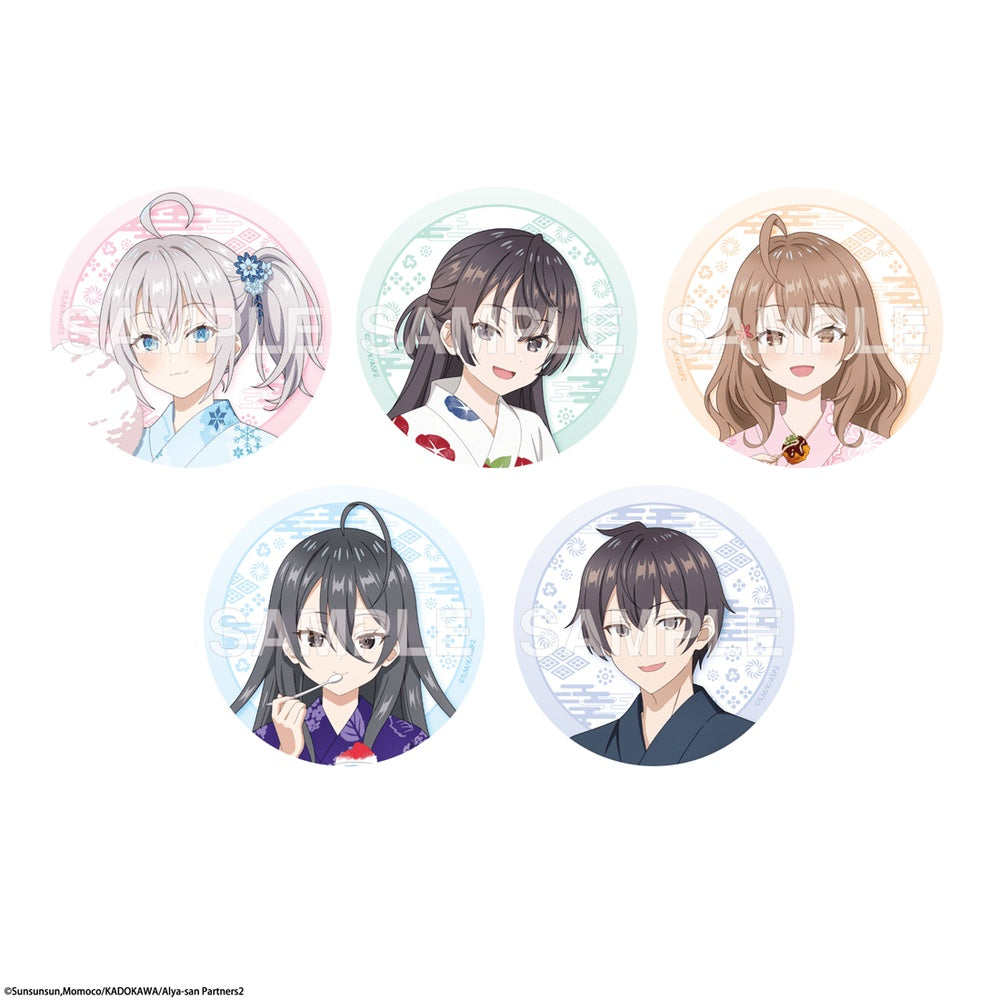 「時々ボソッとロシア語でデレる隣のアーリャさん」トレーディング缶バッジ 浴衣ver. PACK - AniSmile