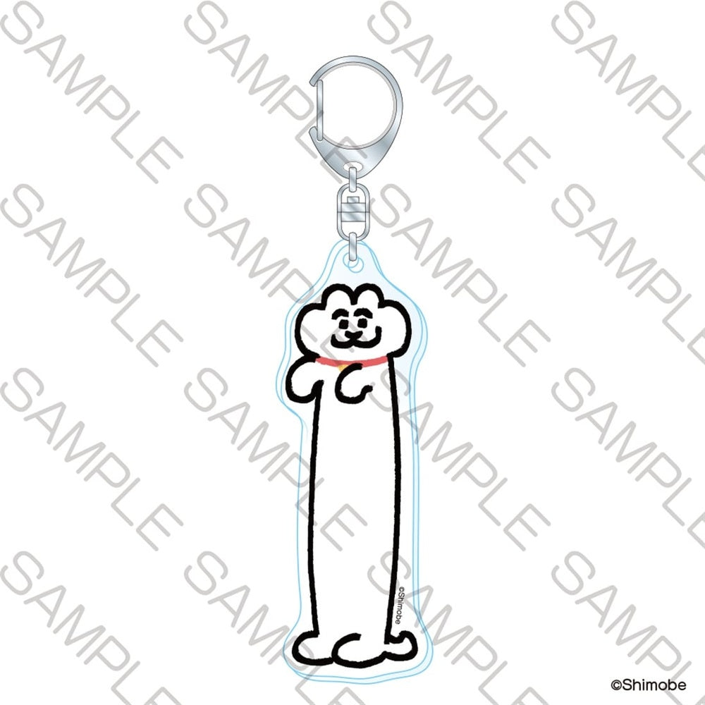 「ねことしもべ」ちょっとロングなアクリルキーホルダー のびたねこ - AniSmile