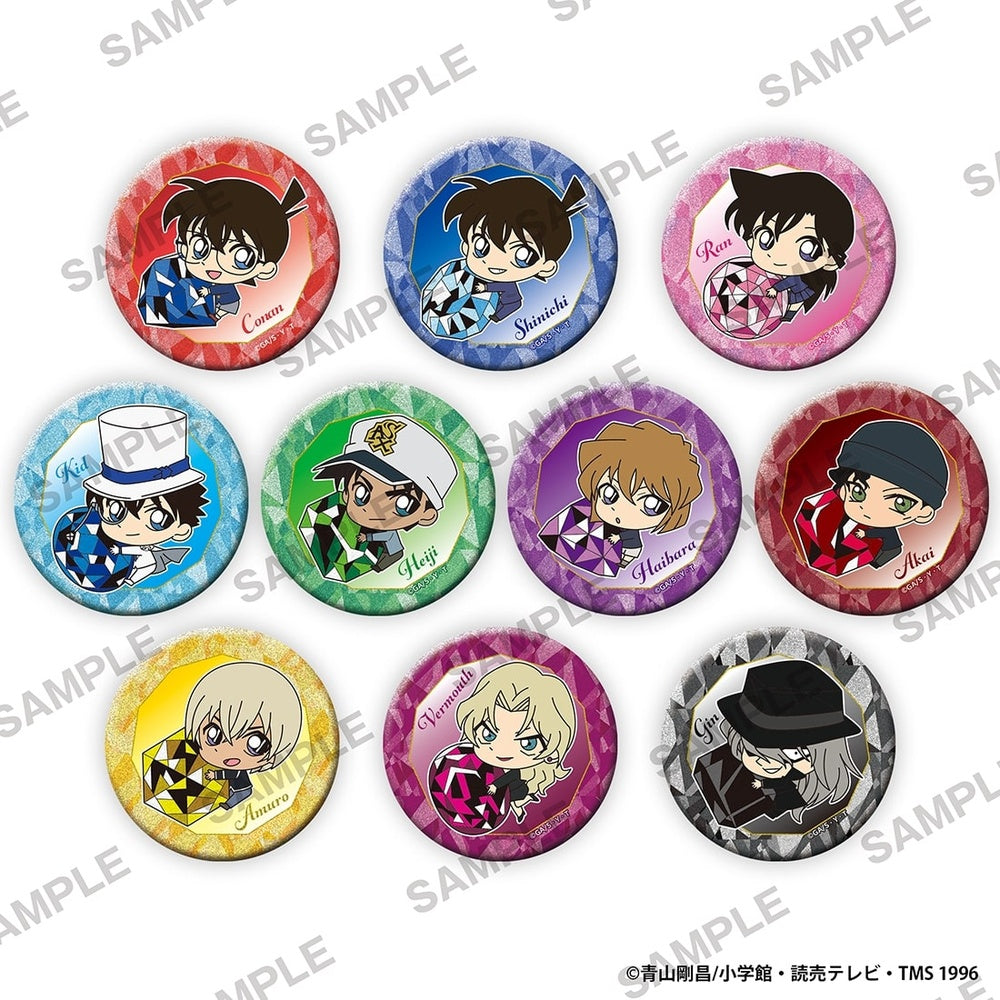 「名探偵コナン」キラキラ缶バッジコレクション ジュエルver. PACK - AniSmile