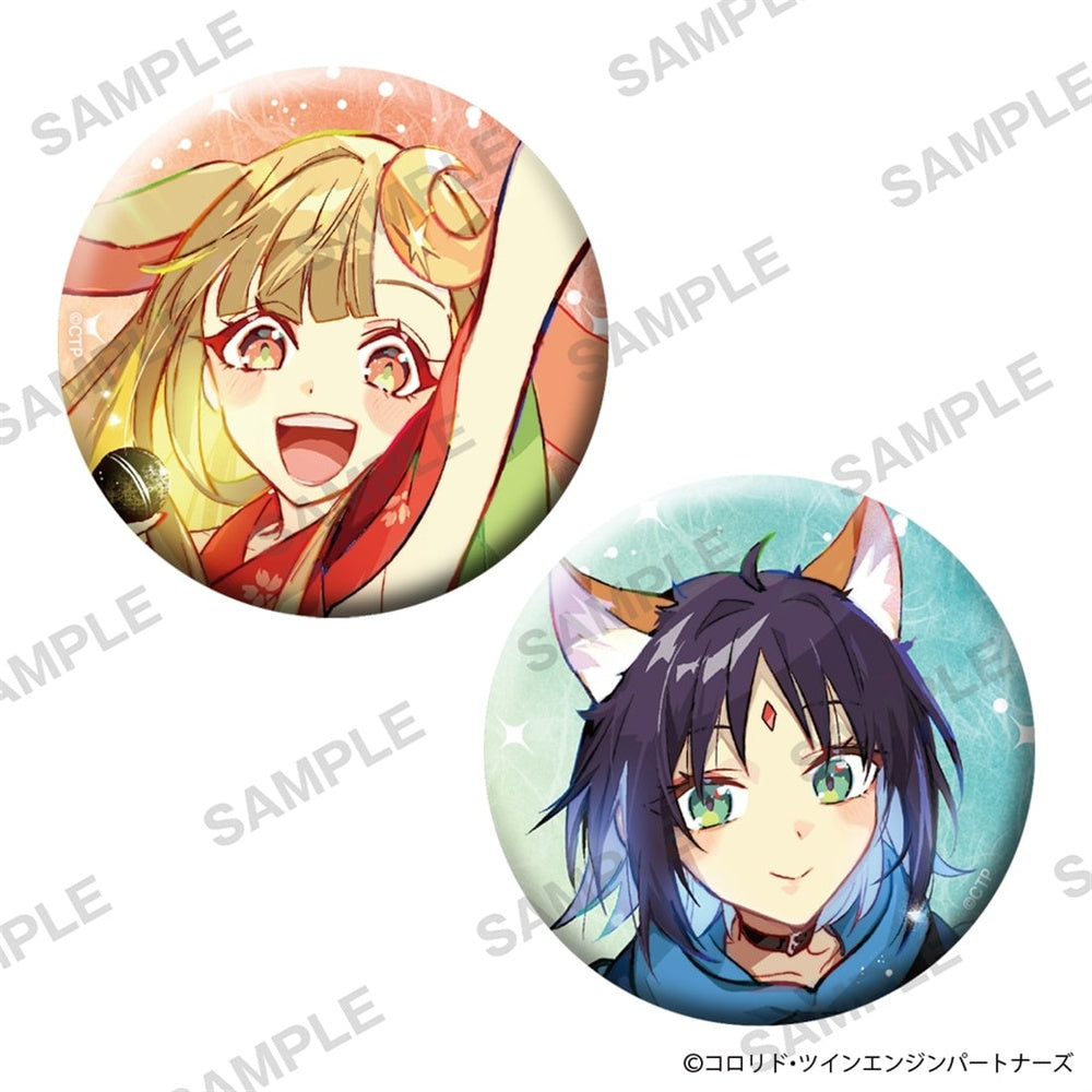『超かぐや姫!』缶バッジ2個セット かぐや&酒寄彩葉 - AniSmile